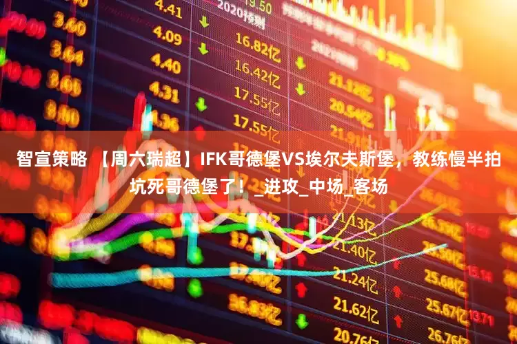 智宣策略 【周六瑞超】IFK哥德堡VS埃尔夫斯堡，教练慢半拍坑死哥德堡了！_进攻_中场_客场
