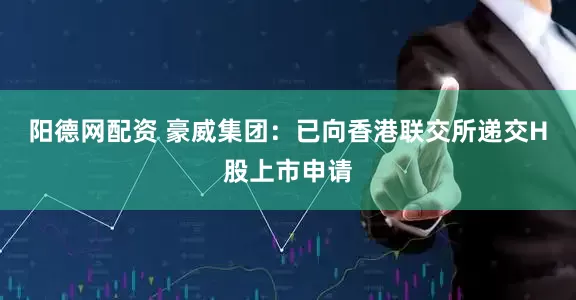阳德网配资 豪威集团：已向香港联交所递交H股上市申请